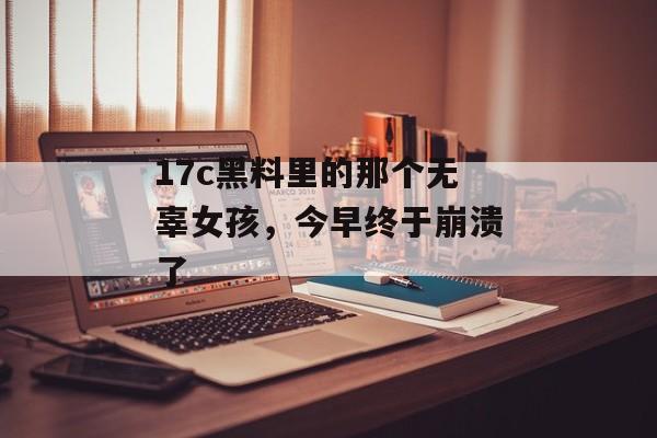 17c黑料里的那个无辜女孩，今早终于崩溃了